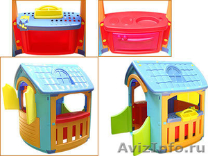 Детский игровой домик Marian Plast (гараж+кухня) - Изображение #2, Объявление #617807